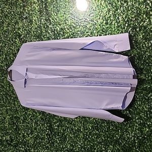Blue button down
